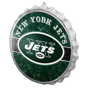 Imagem de Forever Collectibles Boné NFL New York Jets SignDistressed garrafa, cores do time, tamanho único