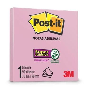 Imagem de Notas Adesivas Rosa Milênio - 3M Post-It
