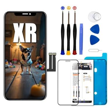 Imagem de EFAITHLIFE Tela de substituição para iPhone XR de 6,1 polegadas, tela LCD sensível ao toque digitalizadora com conjunto de ferramentas de reparo, compatível com o modelo A1984, A2105, A2106, A2108