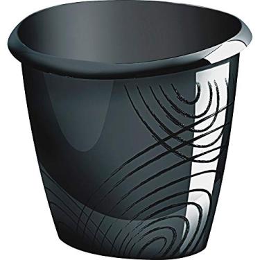 Imagem de Cesto de lixo CEP 1062000011, capacidade de 15 litros, 29 cm L x 36 cm P x 30 cm A, BK