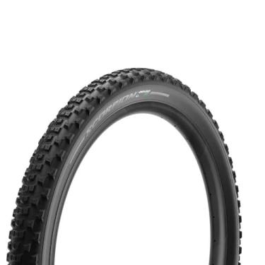 Imagem de Pirelli Pneu de bicicleta Scorpion Enduro R - 70 x 6,9 cm, sem câmara, dobrável, preto, revestimento HardWall MTB
