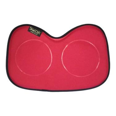 Imagem de Almofada de assento Skwoosh Row Pad para mestres, estudantes, escultores, barco de dragão, escavadeiras, acessórios | Serve para Conceito 2 | Alívio de conforto da pressão do gel Sitz Bone | Feito nos EUA, Vermelho