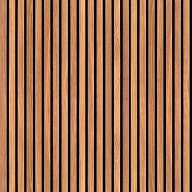 Imagem de Papel De Parede Adesivo Lavável Ripas Madeira Natural 3m