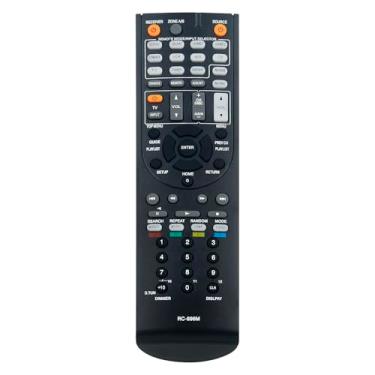 Imagem de Controle remoto de substituição RC-896M compatível com Onkyo TX-SR444 TXSR444 7.1-Ch. 4K Ultra HD A/V Receptor de Home Theater