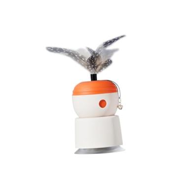 Imagem de WeiLaiKeQi Dispensador de tratamento de gato brinquedo interativo para provocar suprimentos para animais de estimação engraçada pequeno enriquecimento de mola