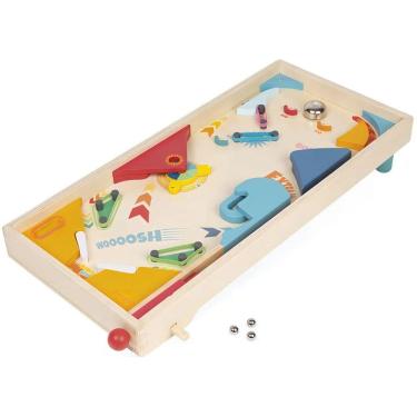 Imagem de Jogo Super Pinball Infantil em Madeira Brinquedo Pedagógico