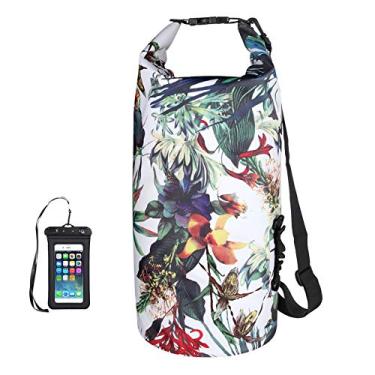 Imagem de OMGear Saco Seco À Prova D'Água Equipamento De Acampamento Deve Ter Saco Seco Com Bolsa De Telefone 40L / 30L / 20L / 10L / 5L Essentials Para Caiaque Na Praia, Barco, Remo No Rio (Camuflagem 1,2L)