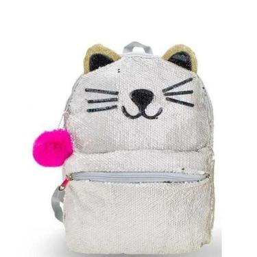 Imagem de Mochila Escolar Juvenil G Clio Style CG2034 Paete Bicolor, Gato