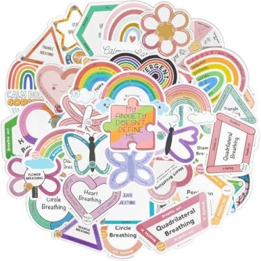 Imagem de Adesivos sensoriais de ansiedade, tiras calmas para adesivos sensoriais, adesivo fidget mindfulness, itens antiestresse, suprimentos para conselheiros escolares, itens de alívio de ansiedade sensorial