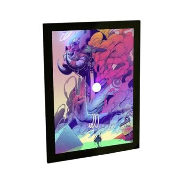 Imagem de Quadro Decorativo Anime Game Ilustração Degrade Chefão Decoração Poster Quarto Sala