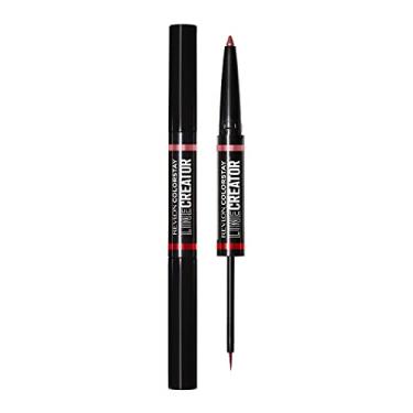 Imagem de Revlon ColorStay Line Creator, Delineador Líquido de Extremidade Dupla e Lapiseira Kohl, Impermeável e à Prova de Transferência, 153 She's On Fire, 13 ml