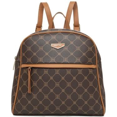 Imagem de Bolsa Mochila Feminina Costas Rafitthy 28.16152 Monograma