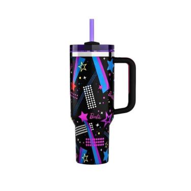Imagem de Copo Inox 1,18 Litros Personalizado Barbie Quencher Rockers