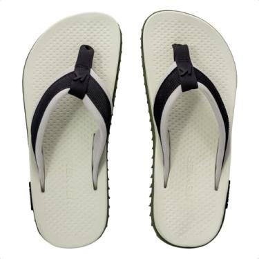 Imagem de Sandália Kenner Masculina Kivah Pro Cushy Verde Militar/baunilha 1300040302-8 (dov-08) 42