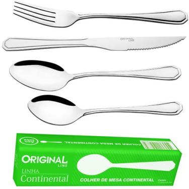 Imagem de Jogo Garfo Faca Inox 48 Pecas Bar/restaurante Bufffet - Original Line