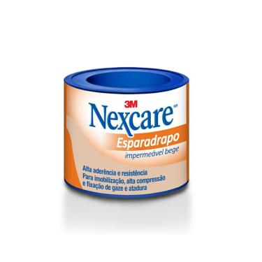 Imagem de Esparadrapo Impermeável Nexcare Bege 25mm X 0,9m 1 Unidade