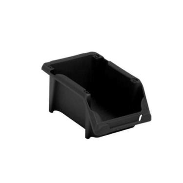 Imagem de Gaveteiro Plástico N 3 Preto - 10 x 17cm - Organizador de Parafusos e 
