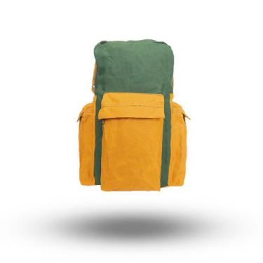 Imagem de Mochila Vertical 50Litros - Lona Encerada - MB, Verde bandeira com ama