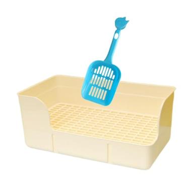 Imagem de Generic Areia de para gaiola, bandeja de mictório para coelhos, suprimentos para banheiro de animais, chinchilas, de penico, grade, bandeja de, Branco