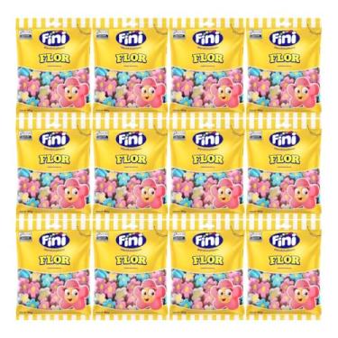 Imagem de 12 Pacotes Marshmallow Flor Fini 80g