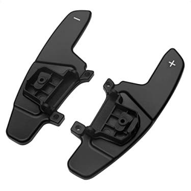 Imagem de SK CUSTOM Volante de substituição com câmbio estendido compatível com VW Golf 7 Scirocco SAGITAR GLI LAMANDO GTS Polo GTI acessórios de carro liga de alumínio preto