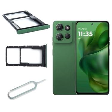 Imagem de Ygpmoiki Para Motorola Moto G Power 5G 2025 XT2515-1 XT2515-2 Slot para cartão Micro SD Suporte de bandeja de cartão SIM único verde com pino