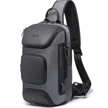 Imagem de Mini Mochila Masculina Bolsa Transversal de Ombro Impermeável Pequena 