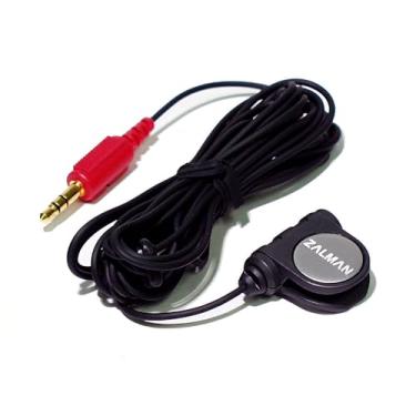 Imagem de Zalman ZM-MIC1 Microfone de fone de ouvido de alta sensibilidade com mini clipe, microfone para jogos de streaming de computador, conector de 3,5 mm