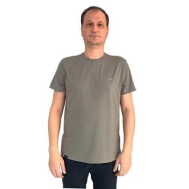 Imagem de Camiseta Sallo Slim Manga Curta Verde Musgo 1157 - Musgo M-Masculino