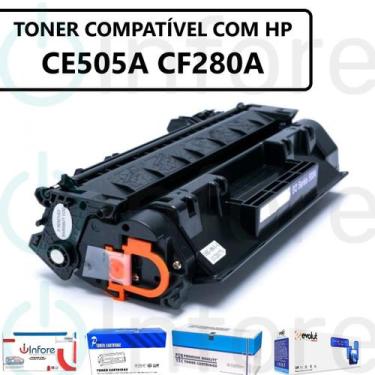 Imagem de Toner Compatível CE505A 05A CF280A P2035 P2055 P2050 Pro 400 M425 M401