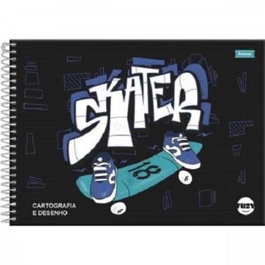 Imagem de Caderno De Desenho Fuzy 80 Folhas - Menina