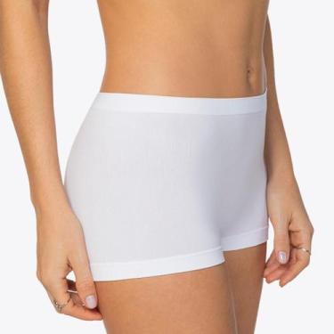 Imagem de Calcinha Boxer Sem Costura Lupo 40905-001, Branco, M