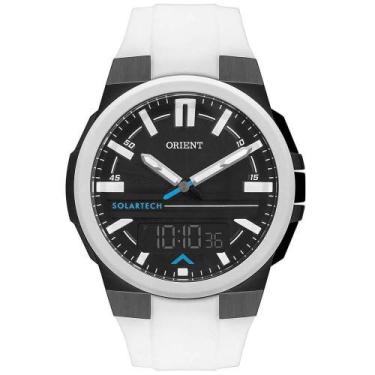 Imagem de Relógio Orient Solar Tech Masculino Anadigi Mtspa003 Branco