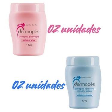 Imagem de Kit Dermopés: 2 Dermopés Creme Para Tratamento 130 g (azul) + 2 Creme 
