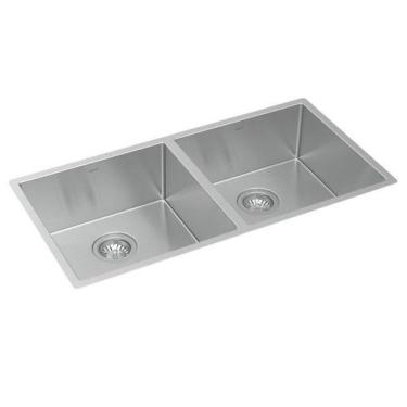 Imagem de Cuba Dupla Cozinha Deca Retangular 80X40cm CC.670.80.DUO.INX