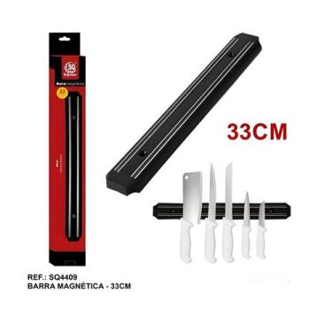 Imagem de Barra Magnética Para Facas E Ferramenta SQ4409 - Só qualidade, 33 cm