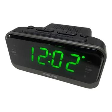 Imagem de Rádio Relógio Philco Fm Bluetooth 1012bt-gr Bivolt Digital