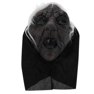 Imagem de TOYANDONA Máscara De Bruxa Para Mulher - Máscaras De Látex Para Halloween Máscara Assustadora Velha Senhora - Acessórios Cosplay Bruxa Terror Halloween