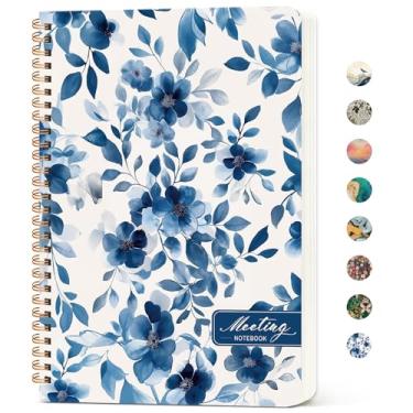 Imagem de Caderno de reuniões para organização do trabalho, caderno de minutos de reunião estética para trabalho, organizador de agenda de projetos de eventos, perfeito para escritório, escola, material de