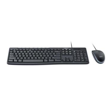 Imagem de Kit Teclado e Mouse Logitech MK200 Sem Fio 920002718