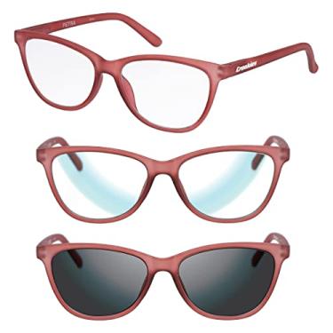 Imagem de Croakies Óculos De Sol Fotocrômicos Progressivos Petra, Uv400 Para Atividades Ao Ar Livre, Luz Azul Com Dispositivos Hev, Pacote