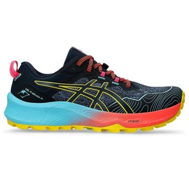 Imagem de Tênis Asics Gel Trabuco 11 Feminino - Azul+amarelo