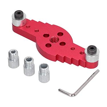 Imagem de Perfurador de furo de cavilha de centralização de localizador de perfuração 6/8/10 mm Kit de escribas de broca portátil para carpintaria