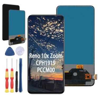 Imagem de Yuxyiony Nova tela de substituição para Oppo Reno 10x Zoom CPH1919 PCCM00 tela de reparo de tela LCD e acessórios de ferramenta de substituição