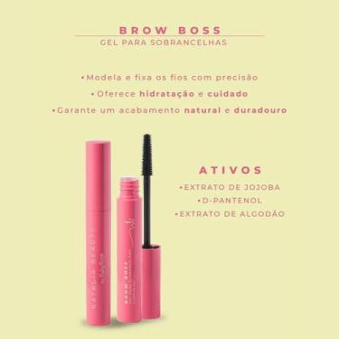 Imagem de Gel para sobrancelhas brow boss 4ml hbe2505 natalia beauty by ruby ros