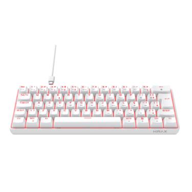 Imagem de Teclado Mecânico Gamer Hyrax, Thunder, Switch Huano Azul, LED Vermelho - Abnt2