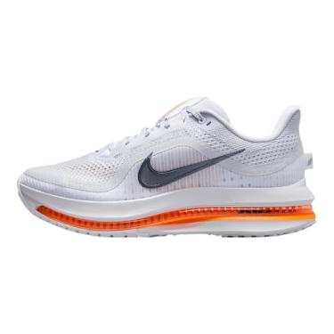Imagem de Nike Pegasus Tênis de corrida feminino premium (HQ2593-001, cinza futebol/laranja total/branco Summit/multicolorido), Cinza futebol/laranja total/branco Summit/multicor, 37