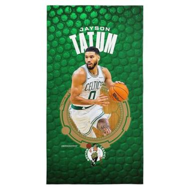 Imagem de Northwest Jayson Tatum Boston Celtics NBA 76 x 152 cm Toalha de praia de microfibra