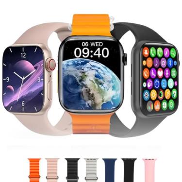 Imagem de Relógio de Mesa Mini Teal AMOLED 1,48" Polegadas, Batéria Longa Duração e Compatível Android/iOS, Design Moderno