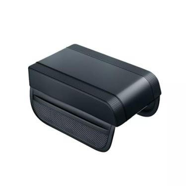 Imagem de Capa universal para console central de carro com 2 bolsas de armazenamento, almofada de couro de algodão com memória 2024, acessórios de proteção interna para a maioria dos veículos, SUV, caminhões